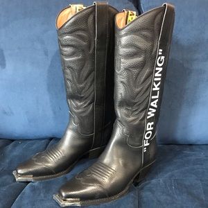 Off-White For Walking Western Cowboy Boots EU 40